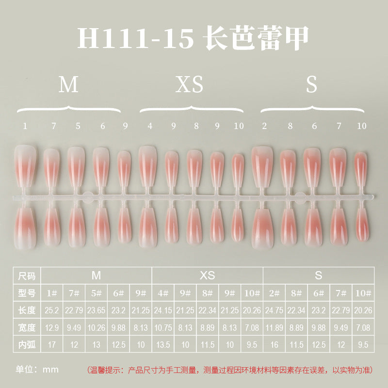 Long Gradient Press-On Nails