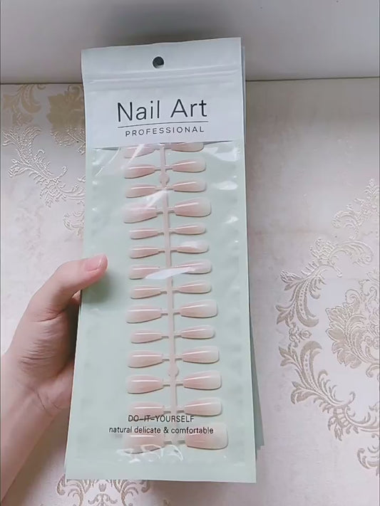 Long Gradient Press-On Nails